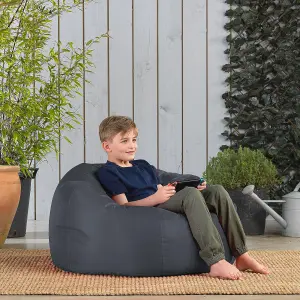 Veeva Teen Bean Bag Chair Slate Grey Childrens Bean Bags