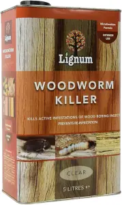 Lignum Woodworm Killer 5 Litre