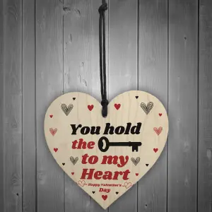 Special Valentines Day Gift Wood Heart Gift For Boyfriend Girlfriend Him Her Keepsake