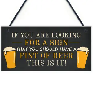 Novelty Bar Signs Hanging Door Wall Sign Home Bar Pub Plaque Sign Gift