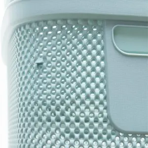 Keeeper Laundry Basket with Side Handles & Air-Permeable Nordic Blue