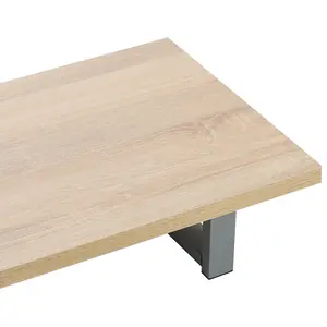 Berkfield Bathroom Wall Shelf for Basin Oak 60x40x16.3 cm