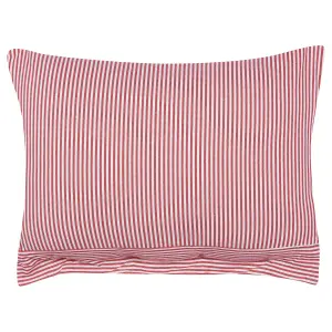 Set of 2 Cushions AALITA Cotton 40 x 60 cm Striped Red