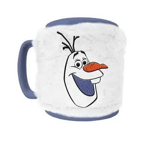 Frozen Fluffy Olaf Ceramic Mug Blue/White (One Size)