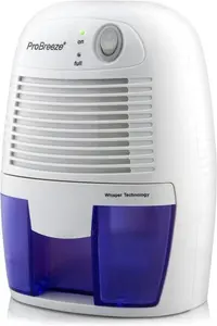 Pro Breeze® 1500Ml Premium Dehumidifier For Damp, Mould, Moisture In Home, Kitchen, Bedroom, Caravan, Office, Garage (White, 500Ml)