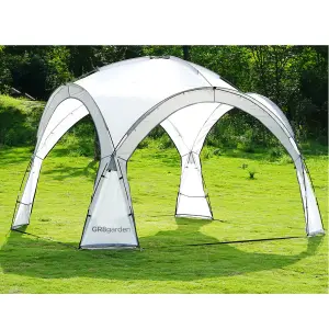 Dome Event Shelter Waterproof Gazebo UV Protection Tent & Side Walls 3.5m x 3.5m