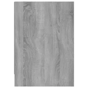 Berkfield TV Cabinet Grey Sonoma 146.5x35x50 cm Engineered Wood