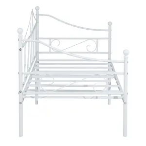 Roanne Single (90 X 190cm) Iron Daybed White