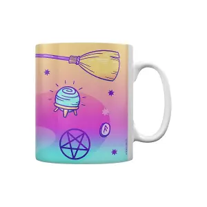 Grindstore Witch Pastel Goth Mug Multicoloured (One Size)