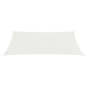 Berkfield Sunshade Sail 160 g/m2 White 3x4.5 m HDPE