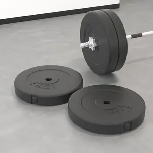 Weight Plates 2 pcs 30 kg Cement Fitness Gym Essential