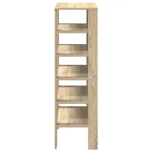 Berkfield Shoe Rack Sonoma Oak 61x32x105 cm Engineered Wood