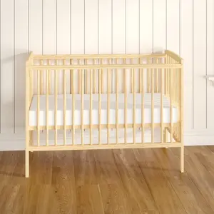 Sydney Cot with Mattress Natural