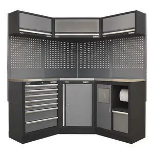 Sealey Modular Storage System Combo Stainless Steel Worktop APMSSTACK08SS