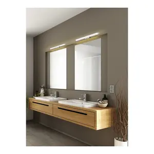 Luminosa Mattimo Modern 60cm Bathroom Wall Lamp Chrome 3000K IP44 - UK Stock