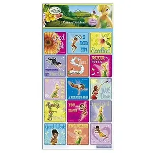 Disney Fairies Glitter Reward Stickers Multicoloured (One Size)