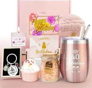 Epessa 40th Birthday Gifts For Women,Gifts For Women Birthday Unique,Friend Gifts For Women Turning 40,Personalised Birthday Hampers For Women,Best