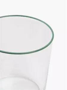 John Lewis ANYDAY Rim Glass Tumbler, 380Ml