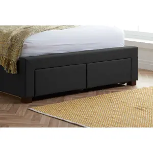 Birlea Valentino Double Bed Charcoal