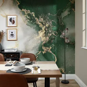 Amalfi Mural In Emerald And Gold (300cm x 240cm)