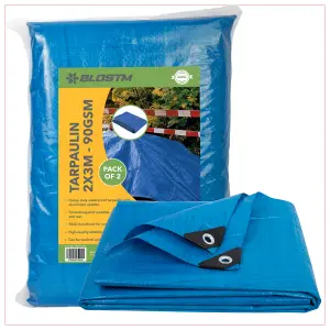 BLOSTM Tarpaulin 2 X 3M  - 90Gsm - Pack Of 2