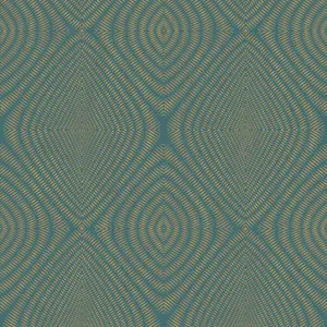 Galerie Passenger Green Gold Metallic Ikat Smooth Wallpaper