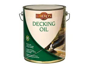 Liberon 069955 Decking Oil Medium Oak 5 litre LIBDOMO5L