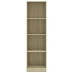 Attwood Bookcase Sonoma Oak / 142cm H x 40cm W x 24cm D