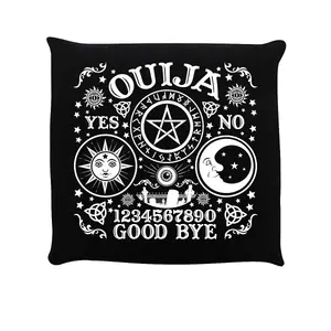 Grindstore Ouija Board Cushion Black (One Size)