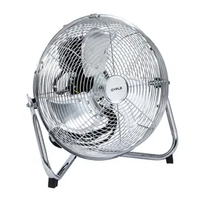 Oypla Electrical 12" Inch Chrome 3 Speed Floor Standing Gym Fan Hydroponic