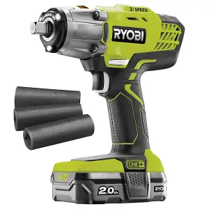 Ryobi ONE+ 3-Speed Impact Wrench 18V R18IW3-120 2.0Ah Kit