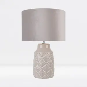 Bryne Ceramic Table Lamp (Set of 2) Grey