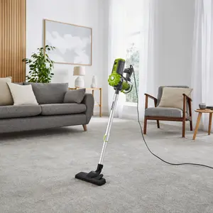 Daewoo Cyclone Essential Handheld Vacuum Cleaner Electric Bagless Compact Stick Hard Floor Carpet Cyclonic HEPA Filter FLR00160GE