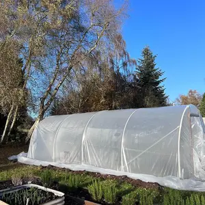 10ft x 18ft Straight Sided Polytunnel Kit, Heavy Duty Professional Greenhouse