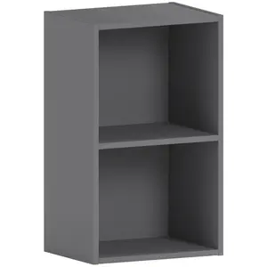 Gerardi Standard Bookcase Grey / 54 cm H x 32 cm W