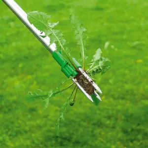 Long Handled Easy Weeder Killer Twister - Lightweight - Twist & Pull Mechanism - Weed Puller Root Remover