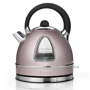 Cuisinart Style Vintage Rose Traditional Kettle & 2 Sl Toaster Breakfast Set