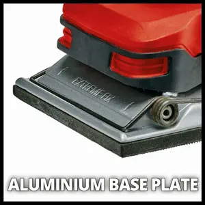 Einhell Power X-Change Cordless Orbital Sheet Sander 1/2 Size - Hook & Loop Sheets - Dust Bag - Body Only - TE-OS 18/230 Li Solo