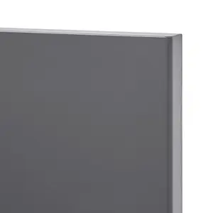 GoodHome Stevia Gloss anthracite Slab 2 drawer front, bridging door & bi fold door 1000mm