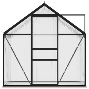 Berkfield Greenhouse Anthracite Aluminium 1.33 m2