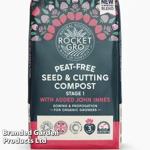 RocketGro  Peat-Free Seed & Cutting Compost with added John Innes 20 Litre x 1 Unit