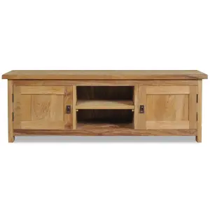 Berkfield TV Cabinet Solid Teak 120x30x40 cm