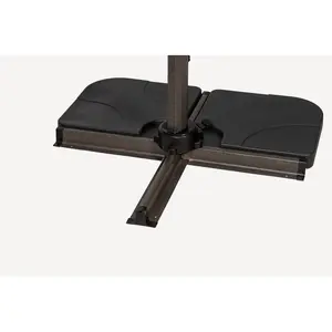 Water Fillable Base For Cross Base Cantilever Paraso Set of 4, With Carry Handle (Set of 4)