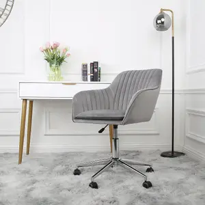 BRISEIS Swivel office chair - (Grey)