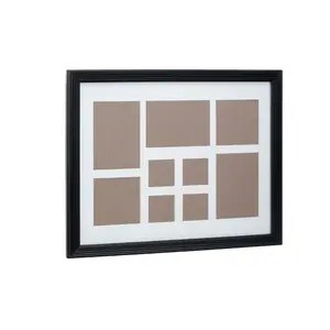 Maison by Premier Black 9 Multi Photo Frame