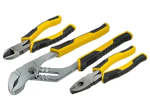 STANLEY STHT0-74471 3 Pliers Set ControlGrip Waterpump Combination Cut STA074471