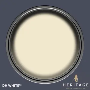 Dulux Trade Heritage DH White Eggshell Wall paint, 750ml