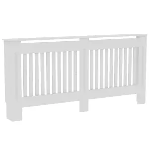 Vida Designs Chelsea Extra Large White MDF Radiator Cover