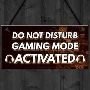 Red Ocean Gaming Christmas Gifts DO NOT DISTURB Sign Novelty Gamer Boys Bedroom Accessories Gifts For Boys