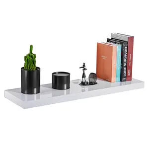 Balwinder Floating Shelf White / 3.8cm H x 110cm W x 23.5cm D